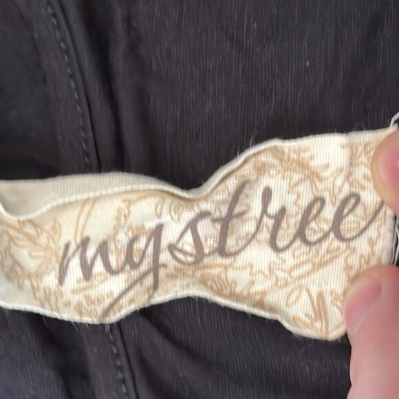 Mystree Women's Sleeveless Hi Lo Tunic Top Black Size L - Picture 5 of 7